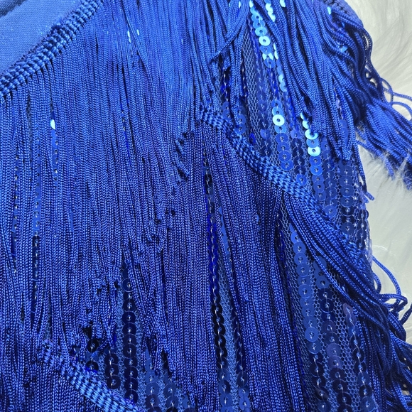 From Harajuku Japan - Blue Flapper Dress - Size Medium - Picture 5 of 6